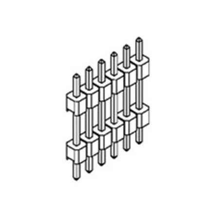 MOLEX Board Stacking Connector, 5 Contact(S), 1 Row(S), Male, Straight, 0.1 Inch Pitch, Solder Terminal,  879370502